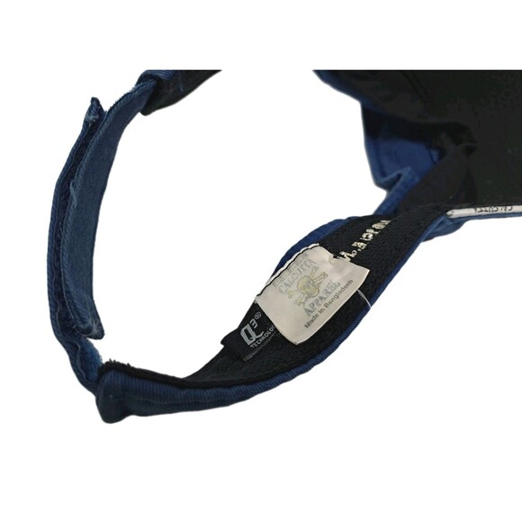 Calcutta Fishing Visor Skull Crossbones Adjustable Hat Cap Emerald Isle Carolina - Picture 6 of 6